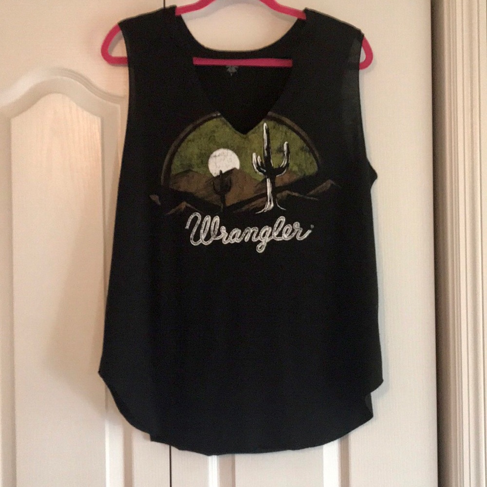 Wrangler Keyhole Muscle Tee